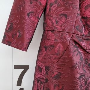 Carmen Marc Valvo Brocade Cocktail Dress Size 4